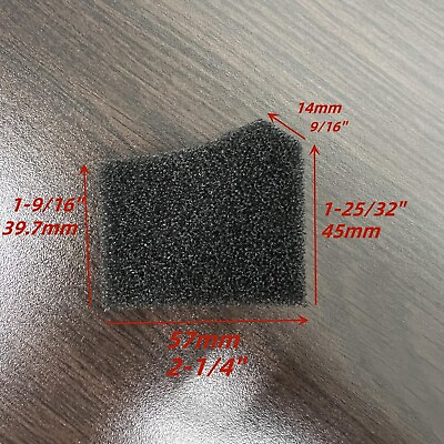 #ad 100PCS Air Filter 2 1 4quot; X 1 9 16quot; Make your Own Air Element For Gas Generator $59.99