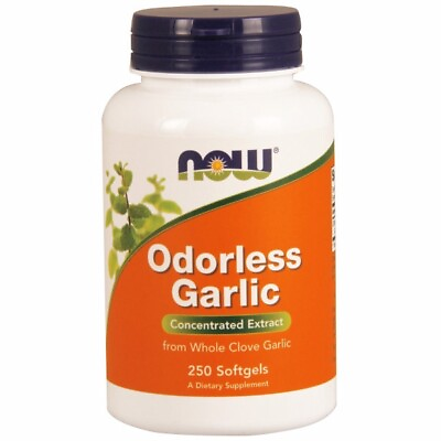 #ad Odorless Garlic Original 250 Sgels By Now Foods $16.50