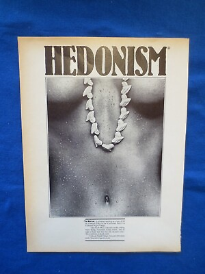 #ad Hedonism Negril Village Ad Sound Test Reports Magazine Feb 78 Original C $25.75