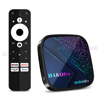 #ad Android 11.0 Smart TV BOX HAKO Pro 4K UHD Media Player 32 64GB Google Certified $58.99