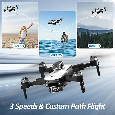 #ad Dual Camera Drone WiFi 5G Foldable Quadcopter Ultra Long Life 720P3 Battery USA $75.95