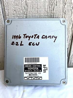 #ad 1996 TOYOTA CAMRY 2.2L OEM ECU ECM COMPUTER CONTROL MODULE# 89661 06270 $169.99