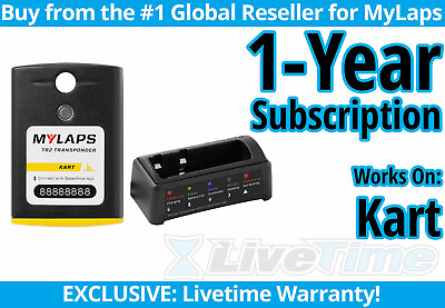 #ad MyLaps TR2 Kart Rechargeable Transponder w 1 year Subscription $132.99