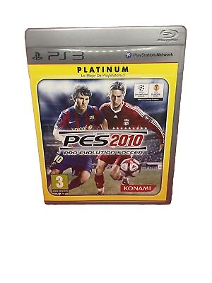 #ad PES 2010 ps3 Spanish Cover Messi Fernando Torres $5.38