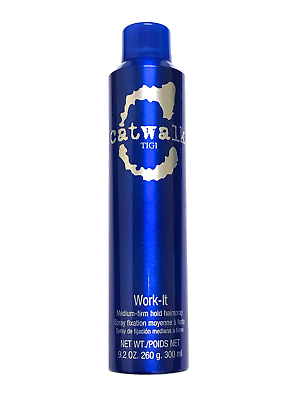 #ad Tigi Catwalk Work It Unisex Hair Spray 9.2 oz dented $14.49