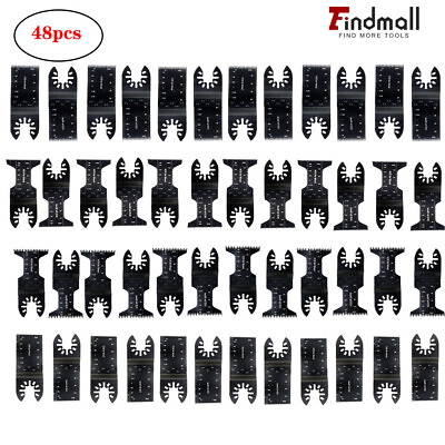 #ad Findmall 48 Pack Oscillating Multitool Saw Blades For Fein Multimaster BOSCH New $28.52