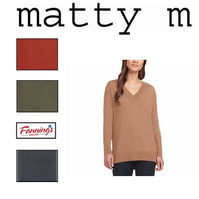 #ad Matty M Ladies#x27; V Neck Sweater Light Weight G31 $19.95
