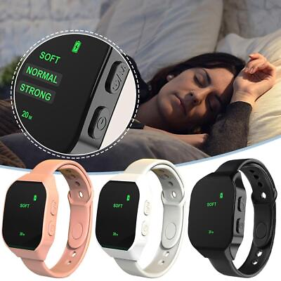 #ad Electronic Anti Snoring Wrist Bracelet Watch Device Sleep Insomnia Aid G7K4 $12.97
