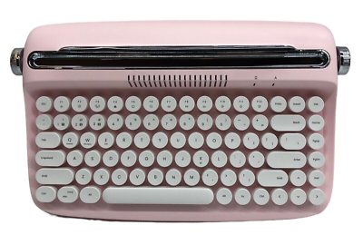 #ad YUNZII ACTTO B307 Retro Mini Bluetooth Retro Typewriter Keyboard Rechargeable $54.99