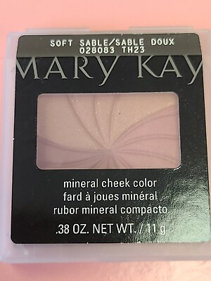 #ad Mary Kay Mineral Cheek Color Blush SOFT SABLE New Rare Ships FREE $29.99
