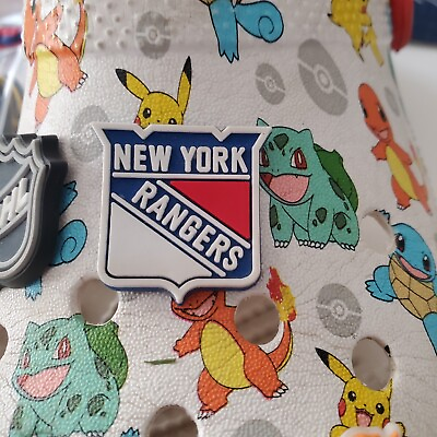 #ad NY Rangers Classic NHL Croc Charm $3.99