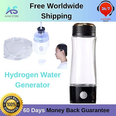 #ad Hot Sales Max 3300ppb High Concentration Hydrogen Water Generator Bottle 2024 $189.99
