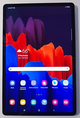 #ad Galaxy Tab S7 with S Pen SM T970 Silver 12.4quot; 128GB EXCELLENT Condition $369.95
