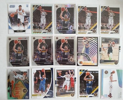 #ad 18 Jamal Murray Basketball Card Lot 1 Rookie 3 Parallels Optic Silver Wave $12.00