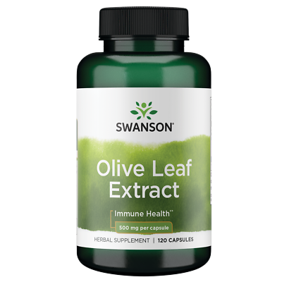 #ad Swanson Herbal Supplements Olive Leaf Extract 500 mg Capsule 120ct $18.10