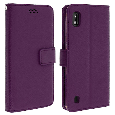 #ad Flip wallet case slim cover Huawei Y5 2019 Honor 8S Silicone Case – Purple $21.60