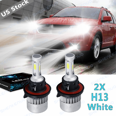 #ad LED Headlight Kit H13 9008 6000K White Hi Low for Dodge Grand Caravan 2008 2010 $17.76