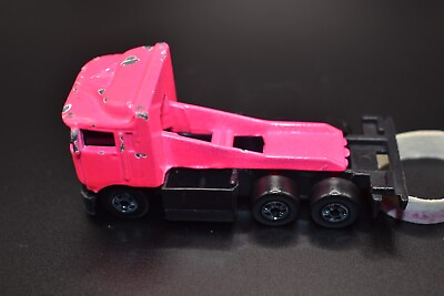 #ad Hot Wheels 1991 Pink Truck Cab Made in Malaysia $5.99