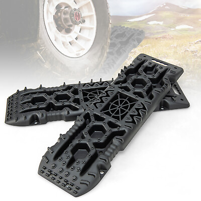#ad 2 PCS Off Road Traction Boards 4WD Large Recovery Traction Tracks Mats for Mud $55.99