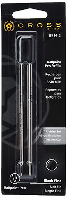 #ad Cross Ballpoint Pen Refill Black Fine Dual Pack $11.67