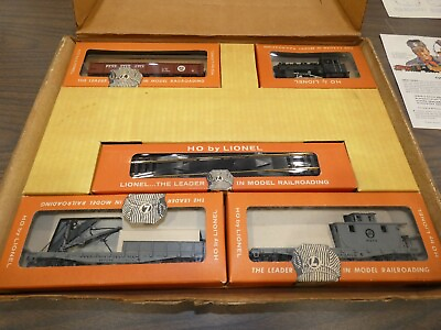 #ad 1957 Lionel Rivarossi HO Set no. 5700 with perfect boxes and unopened parts pack $1100.00