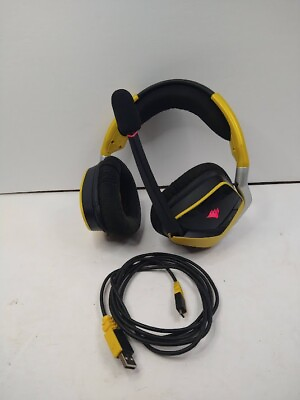 Corsair Gaming Headset Yellow VOID PRO RGB USB 7.1 Surround Sound $39.99