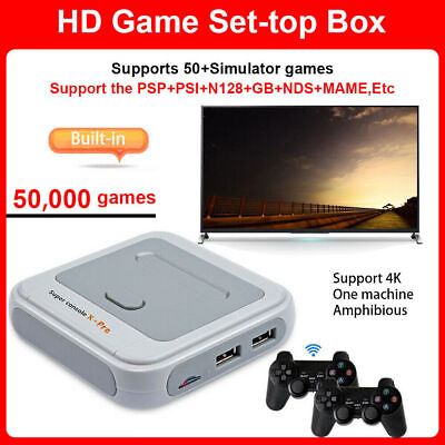 #ad Super Console X Pro New Retro Mini WiFi 4K HD TV Video Game Console PS1 N64 DC $68.14