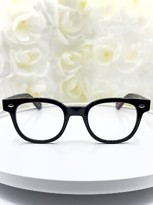 #ad Garrett Leight GLCO Unisex Eyeglasses Frame Canter Color Bio Black New $299.00
