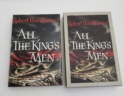 #ad All The Kings Men Robert Penn Warren Book First Edition Library FEL Slipcase $129.95