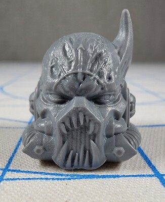 #ad Warhammer 40k Male Head Part Custom Fodder 7quot; 1 10 Scale Chaos Space Marine AP $6.48