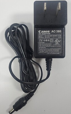 #ad #ad Canon Model AC 380 III AC Adapter Power Supply Calculator $10.39