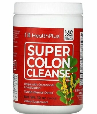 #ad Health Plus Super Colon Cleanse 12 oz. Powder Detox Exp 1 2026 $17.30