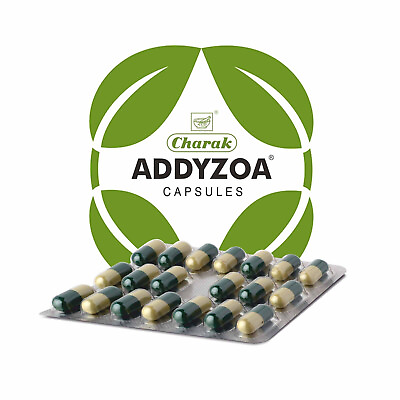 #ad 5X CHARAK ADDYZOA Herbal Male Infertility Increase Sperm Count 40 Tab Free Ship $27.07