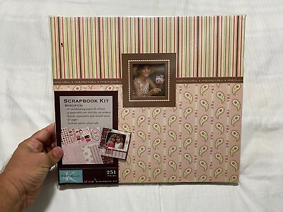 #ad Marcella By K Scrapbook Kit 12”x12” Trend Paisley 251 Pieces Photo Memories New $14.99