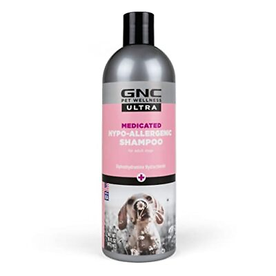 #ad Medicated Shampoo Dog For Mange Mites Scabies Ticks Skin Care Hypo Allegenic $24.71