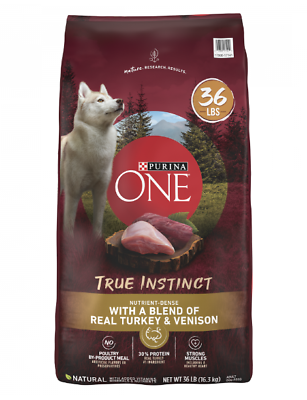 #ad Purina ONE SmartBlend True Instinct Turkey amp; Venison Dry Dog Food $35.68