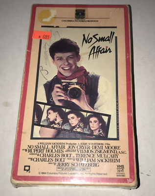 #ad NO SMALL AFFAIR 1985 VHS NTSC RCA Columbia J Cryer D Moore SEALED prev. viewed $11.19