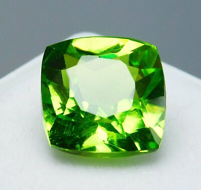 #ad Flawless 10 Ct Natural Rare Green Peridot Cushion Cut Certified Loose Gemstones $8.69