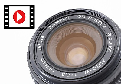 #ad Near MINT Olympus OM System G. Zuiko Auto W 28mm f 3.5 Lens from Japan D28 $48.00