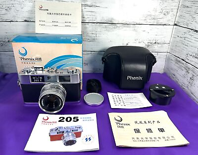 #ad RARE Unused in BOX Phenix 205E Rangefinder FIlm Camera 50mm 2.8 Lens JAPAN $179.99