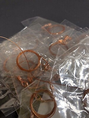 #ad Lot Of 20 Copper Tone Jewelry Making Kit Bead Ready Lobster Claw $16.00