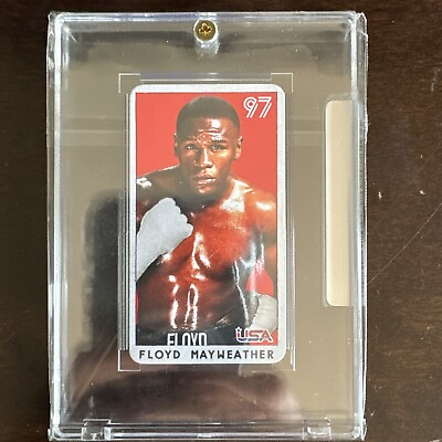#ad 1997 USA Floyd Mayweather Rookie Card Mint Condition $165.70