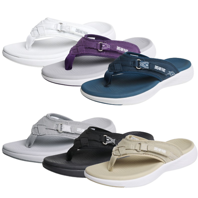 #ad Women Arch Support Flip Flops Thong Sandals Lightweight Summer Beach Sandals $19.99