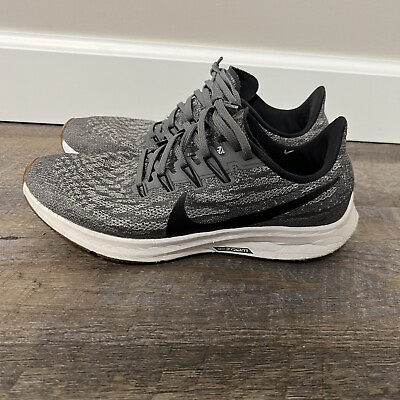 #ad Nike Zoom Pegasus 36 Running Shoes Womens Size 8.5 Grey Black Sneakers $27.77