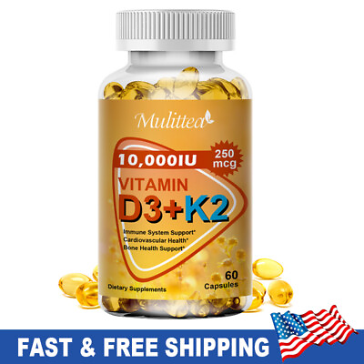 #ad Vitamin K2 D3 Vitamin Supplement with BioPerine Boost Immunity amp; Heart Health $11.46
