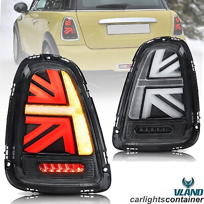 #ad VLAND CLEAR LED Tail Lights For BMW Mini Cooper R56 57 58 59 2011 2013 Rear Lamp $139.99