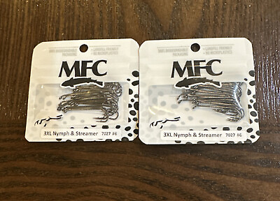 #ad Montana Fly Company MFC Fly Tying Hooks: 7027 Series 2 Packs 50 Hooks $6.98