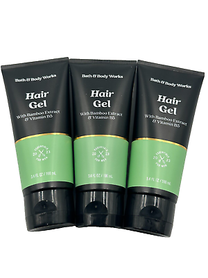 #ad Bath amp; Body Works LOT 3 Essentials For Men Hair Gel 3.4 oz Bamboo Vitamin B5 $33.24