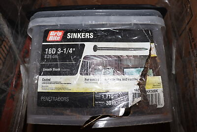 #ad Grip Rite Sinker Nail Vinyl Coated Steel 8D 2 3 8amp;quot; $9.98