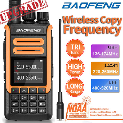 #ad BAOFENG BF 1802L Tri Band U VHF Walkie Talkie Ham Two Way Radio Long Range UV 5R $31.99